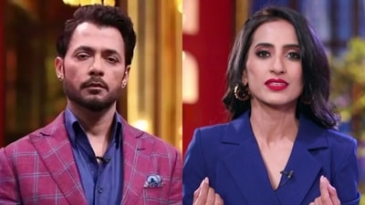Shark Tank India's Anupam Mittal and Vineeta Singh recall how people tried to pitch their business ideas to them. Shark Tank India's Anupam Mittal and Vineeta Singh recall how people tried to pitch their business ideas to them.