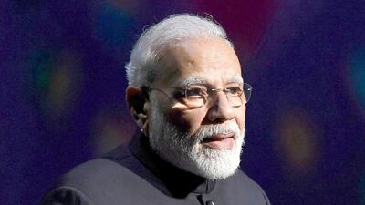 The Prime Minister, Shri Narendra Modi addressing after receiving the Goalkeepers Global Goals Award 2019 conferred by Gates Foundation, in New York, USA on September 24, 2019. (File Photo) The Prime Minister, Shri Narendra Modi addressing after receiving the Goalkeepers Global Goals Award 2019 conferred by Gates Foundation, in New York, USA on September 24, 2019. (File Photo)
