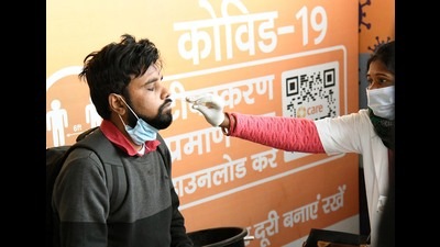 The current active count of Covid-19 cases in Lucknow has reached two. (HT File) The current active count of Covid-19 cases in Lucknow has reached two. (HT File)