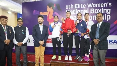 Nikhat Zareen won third national title (Boxing Federation of India) Nikhat Zareen won third national title (Boxing Federation of India)