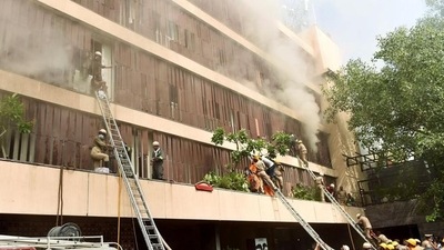 The fire officials said a call about the fire was received around 4 am and six fire tenders were rushed to the spot. (Representational image)