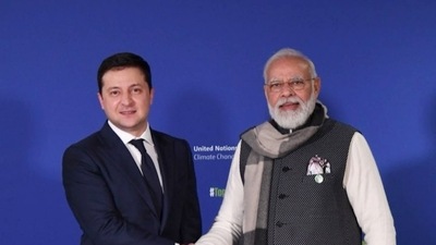 In Zelensky call, Modi says India backs peace