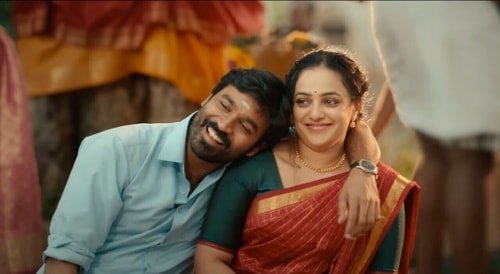 Actor Nithya Menen, with Danush, in a still from Thiruchitrambalam. Actor Nithya Menen, with Danush, in a still from Thiruchitrambalam.