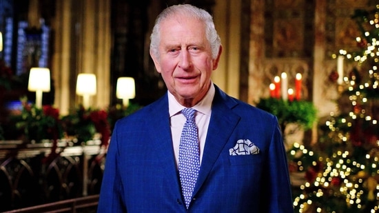 King Charles' Christmas Speech: King Charles III records his first Christmas broadcast.(AP) King Charles' Christmas Speech: King Charles III records his first Christmas broadcast.(AP)