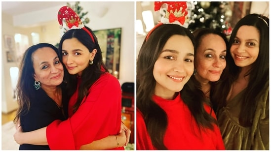 Earlier, Alia Bhatt shared photos with her mother Soni Razdan and sister Shaheen Bhatt on her Instagram stories.(Instagram/@aliaabhatt)
