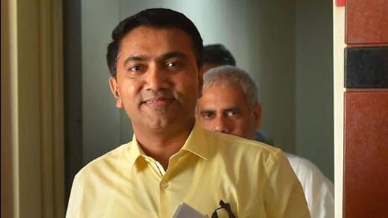 Goa chief minister Pramod Sawant held high-level meeting with state health minister and officials on Covid (PTI Photo)