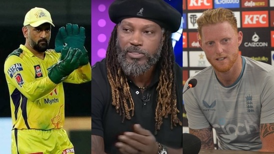 M S Dhoni Xxx Videos - Dhoni or Stokes - Watch Gayle's epic one-liner on who should be CSK captain  | Cricket - Hindustan Times