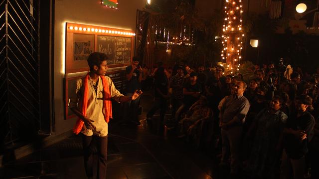 A platform theatre event at Thespo on 6 December 2022 (Courtesy Thespo) A platform theatre event at Thespo on 6 December 2022 (Courtesy Thespo)