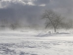 A view of a winter storm in Buffalo, New York, on December 25. As of December 26, the death toll from a Buffalo-area blizzard rose to 27 in western New York, as the region reeled from one of the worst weather-related disasters in its history. AP reported. (Instagram / Jason Murawski Jr / REUTERS )