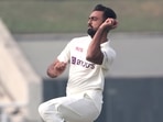 India's Jaydev Unadkat bowls during the Dhaka Test(AP) India's Jaydev Unadkat bowls during the Dhaka Test(AP)