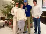 Mahesh Babu, Namrata Shirodkar, Gautam and Sitara are in Switzerland. Mahesh Babu, Namrata Shirodkar, Gautam and Sitara are in Switzerland.