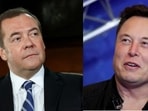 Deputy Chair of the Security Council of the Russian Federation, Dmitry Medvedev, and Elon Musk. Deputy Chair of the Security Council of the Russian Federation, Dmitry Medvedev, and Elon Musk.