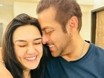 Preity Zinta wished Salman Khan on his 57th birthday with mushy pictures. Preity Zinta wished Salman Khan on his 57th birthday with mushy pictures.