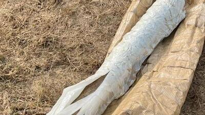 A loaded RPG was recovered from the banks of Beas river in Punjab. (HT photo)
