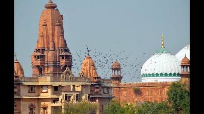 A view of the Krishna Janmasthan Temple Complex and Shahi Eidgah Mosque, Mathura, (KK Arora) A view of the Krishna Janmasthan Temple Complex and Shahi Eidgah Mosque, Mathura, (KK Arora)