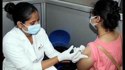 As many as 7,353 people were vaccinated in Uttar Pradesh on Tuesday. Till now, 39.06 crore doses had been administered in the state. (File Photo) As many as 7,353 people were vaccinated in Uttar Pradesh on Tuesday. Till now, 39.06 crore doses had been administered in the state. (File Photo)