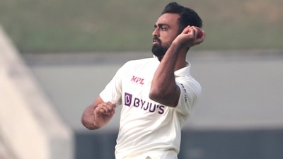 India's Jaydev Unadkat bowls during the Dhaka Test (AP) India's Jaydev Unadkat bowls during the Dhaka Test (AP)