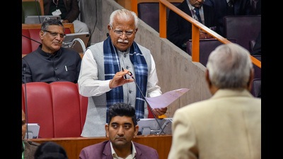 Congress MLAs object to contractual appointments under HKRN (PTI) Congress MLAs object to contractual appointments under HKRN (PTI)