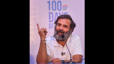 During a break from the ongoing Bharat Jodo Yatra, Rahul Gandhi on Monday visited memorials of several leaders in Delhi, including Mahatma Gandhi, Dalit leader Jagjivan Ram and Atal Bihari Vajpayee (PTI) During a break from the ongoing Bharat Jodo Yatra, Rahul Gandhi on Monday visited memorials of several leaders in Delhi, including Mahatma Gandhi, Dalit leader Jagjivan Ram and Atal Bihari Vajpayee (PTI)