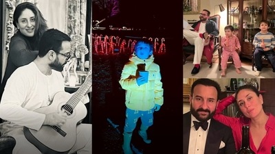Actor Kareena Kapoor shares a roundup video of her Christmas holidays with husband Saif Ali Khan and kids Taimur and Jeh.