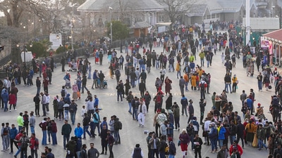"It was difficult to get a hotel in Shimla and around, as a large number of people have gathered here but I was able to manage it and got a hotel. I have been staying here for the past 2 days but now I am planning to shift to the Kasol region of the Kullu district. I am also planning to go to higher regions as there is a little bit of disappointment as I did not get snowfall here. We hope to see snowfall in the other parts of the state. It was a thrilling experience to be here and on this new year and Christmas festival time, this is a nice place to spend vacations," a tourist from Maharashtra was quoted by saying news agency ANI. (PTI) "It was difficult to get a hotel in Shimla and around, as a large number of people have gathered here but I was able to manage it and got a hotel. I have been staying here for the past 2 days but now I am planning to shift to the Kasol region of the Kullu district. I am also planning to go to higher regions as there is a little bit of disappointment as I did not get snowfall here. We hope to see snowfall in the other parts of the state. It was a thrilling experience to be here and on this new year and Christmas festival time, this is a nice place to spend vacations," a tourist from Maharashtra was quoted by saying news agency ANI. (PTI)