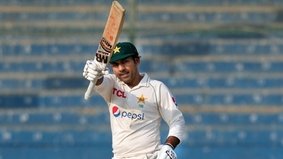 Pakistan's Sarfaraz Ahmed celebrates after scoring fifty during the first day of first test cricket match between Pakistan and New Zealand, in Karachi. (AP) Pakistan's Sarfaraz Ahmed celebrates after scoring fifty during the first day of first test cricket match between Pakistan and New Zealand, in Karachi. (AP)