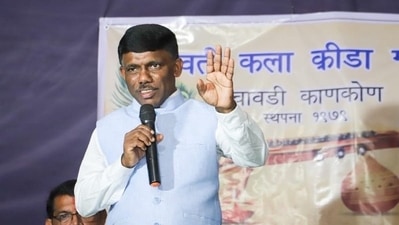 Speaker of Goa Legislative Assembly Ramesh Tawadkar at an event. (Twitter/@ramesh_tawadkar) Speaker of Goa Legislative Assembly Ramesh Tawadkar at an event. (Twitter/@ramesh_tawadkar)