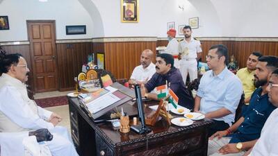 The Opposition MLAs asked the governor to intervene to end the situation created in Goa due to the speaker and the ruling party The Opposition MLAs asked the governor to intervene to end the situation created in Goa due to the speaker and the ruling party