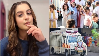 Actor Tunisha Sharma's mother Vanita Sharma fainted during her final rites. Actor Tunisha Sharma's mother Vanita Sharma fainted during her final rites.