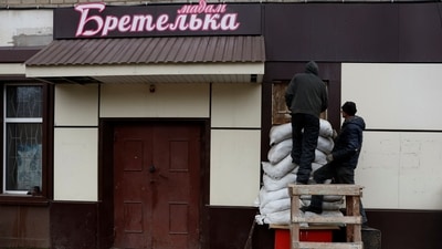 Zelenskiy said power shortages were persisting, with nearly nine million people remaining without electricity. (REUTERS)