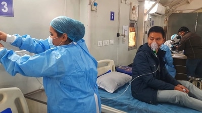 Hospitals in Delhi and several other states held mock drills today to assess their preparedness, including the availability of beds and manpower, to deal with any increase in the number of Covid-19 cases. (HT Photo/Raj K Raj) Hospitals in Delhi and several other states held mock drills today to assess their preparedness, including the availability of beds and manpower, to deal with any increase in the number of Covid-19 cases. (HT Photo/Raj K Raj)