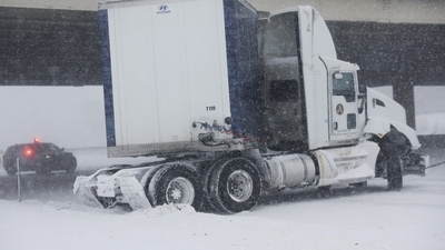 The storm knocked out power in communities from Maine to Seattle. (AP) The storm knocked out power in communities from Maine to Seattle. (AP)