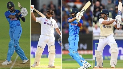 Who among Hardik Pandya, Rishabh Pant, KL Rahul and Shreyas Iyer will be the next India captain? (Getty Images) Who among Hardik Pandya, Rishabh Pant, KL Rahul and Shreyas Iyer will be the next India captain? (Getty Images)