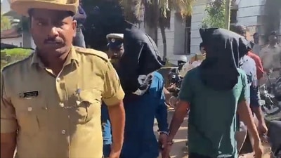 Police said two of the suspects were directly involved in the crime while the third was their accomplice and helped them escape. (Screengrab of Twitter video/@HateDetectors) Police said two of the suspects were directly involved in the crime while the third was their accomplice and helped them escape. (Screengrab of Twitter video/@HateDetectors)