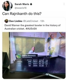 A fan reacts to the gaffe. A fan reacts to the gaffe.