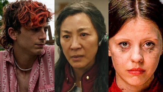 Actor Timothée Chalamet, Michelle Yeoh, and Mia Goth are among the best performances of the year from Hollywood in 2022. 