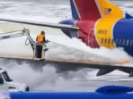 Southwest canceled more than 2,500 flights, or nearly two-thirds of planned departures, according to tracking website FlightAware. Southwest canceled more than 2,500 flights, or nearly two-thirds of planned departures, according to tracking website FlightAware.