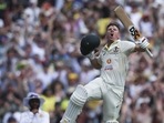 David Warner with his iconic celebration.(AP) David Warner with his iconic celebration.(AP)