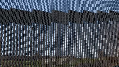 A section of border wall fencing near the US Customs and Border Protection (CBP) San Ysidro Port of Entry at the US Mexico border. (AFP) A section of border wall fencing near the US Customs and Border Protection (CBP) San Ysidro Port of Entry at the US Mexico border. (AFP)