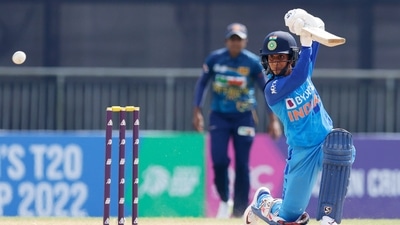 Jemimah Rodrigues plays a shot (BCCI Women Twitter) Jemimah Rodrigues plays a shot (BCCI Women Twitter)