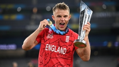 Sam Curran hit the jackpot and became the most expensive player in the history of IPL. The all-rounder was roped in by Punjab Kings for  ₹18.5 crore. (REUTERS)