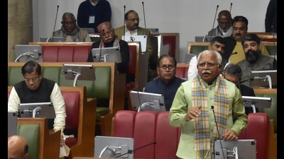 Panchayat works of over ₹ 2 lakhs require e-tendering: Khattar Panchayat works of over ₹ 2 lakhs require e-tendering: Khattar