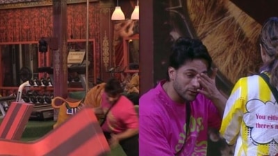 Bigg Boss 16: Shalin Bhanot got angry, threw chairs and later cried inconsolably on the show. Bigg Boss 16: Shalin Bhanot got angry, threw chairs and later cried inconsolably on the show.