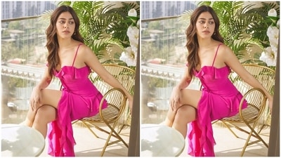 Regarding the design elements, Alaya's dress features spaghetti straps, a plunging sweetheart neckline, a bustier front, frilled trims on the borders, a figure-hugging silhouette accentuating her svelte frame, a front slit, and an asymmetric hemline. (Instagram) Regarding the design elements, Alaya's dress features spaghetti straps, a plunging sweetheart neckline, a bustier front, frilled trims on the borders, a figure-hugging silhouette accentuating her svelte frame, a front slit, and an asymmetric hemline. (Instagram)