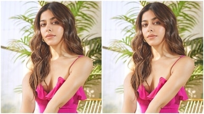 Alaya wore the ensemble with minimal accessories, including strappy high heels, gold hoop earrings, and rings. (Instagram) Alaya wore the ensemble with minimal accessories, including strappy high heels, gold hoop earrings, and rings. (Instagram)