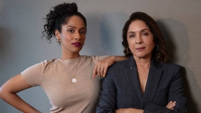 Masaba Gupta and Neena Gupta featured together in Masaba Masaba. Masaba Gupta and Neena Gupta featured together in Masaba Masaba.