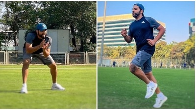 Rohit Sharma toils hard behind the scene ahead of Sri Lanka series (Instagram/rohitsharma45) Rohit Sharma toils hard behind the scene ahead of Sri Lanka series (Instagram/rohitsharma45)