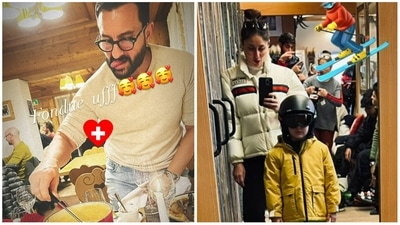 Kareena Kapoor shared a picture of herself and one of Saif Ali Khan. Kareena Kapoor shared a picture of herself and one of Saif Ali Khan.