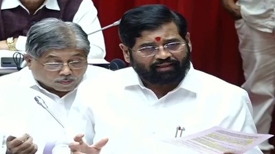 Maharashtra chief minister Eknath Shinde (ANI)
