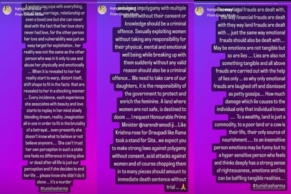 Kangana Ranaut's Instagram Stories. Kangana Ranaut's Instagram Stories.